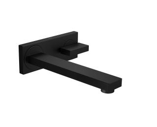 Torneira de Parede com Chapa para Lavatório Black Matte