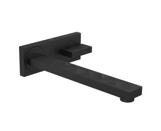 Torneira de Parede com Chapa para Lavatório Black Matte