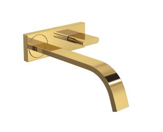 Torneira de Parede com Chapa para Lavatório Gold