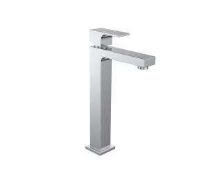 Misturador Monocomando de Mesa Bica Alta para Lavatório Cromado