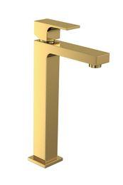Misturador Monocomando de Mesa Bica Alta para Lavatório Gold