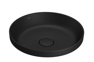 Cuba Redonda de Sobrepor 40cm Ébano Fosco