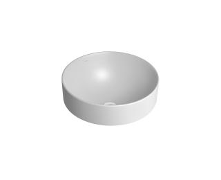 Cuba Redonda de Sobrepor 40cm Branco Fosco