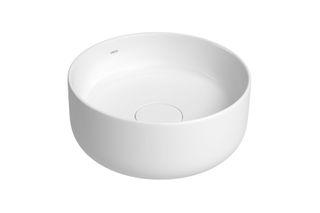 Cuba Redonda de Apoio 30cm Branco