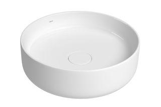 Cuba Redonda de Apoio 40cm Branco