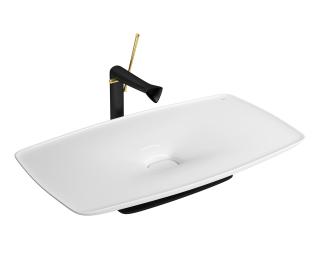Cuba Retangular de Apoio 80cm Branco